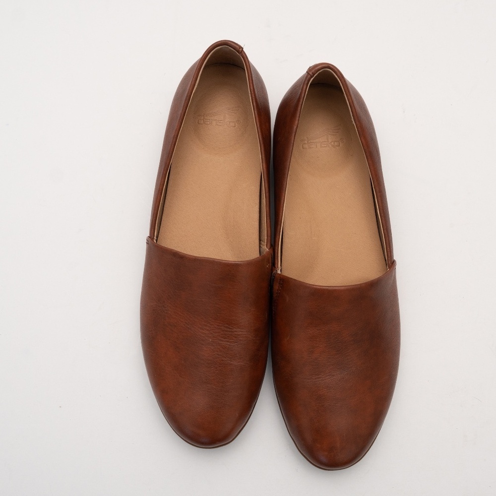 Dansko Brown Leather Flats - Picture 8 of 10